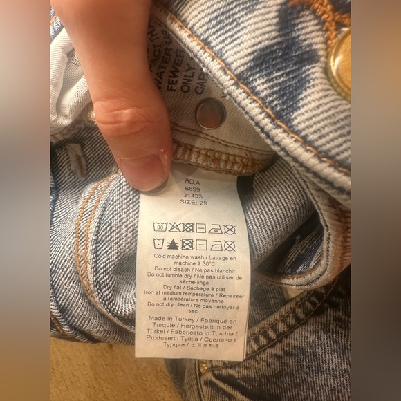 Ganni Blue Jeans Wide Leg Size 29 - Picture 7 of 9